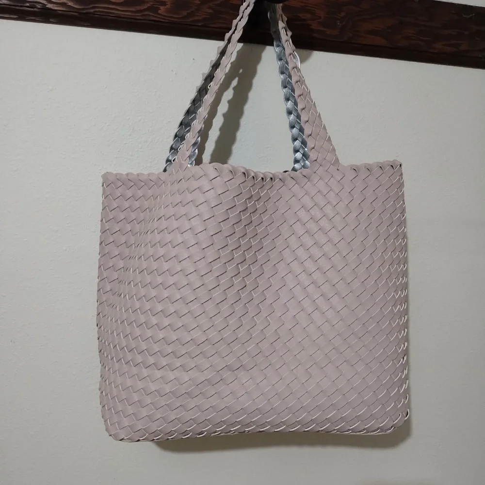Ilse Jacobsen Reversible Braided Tote Bag - Picture 2 of 11